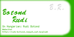 botond rudi business card